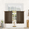 LAMIT 36 Inch Length Linen Curtains by LAMIT