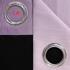 Estelar Textiler Pink and Purple Blackout Curtains 54 Inch Length, Light - Image 7
