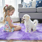 Rugs for Living Room 8x10, Alfombras para Salas Fluffy Shag Large Fuzzy Plush - Image 8