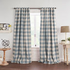 Elrene Home Fashions Farmhouse Living Grainger Buffalo-Check Blackout Window - Image 2