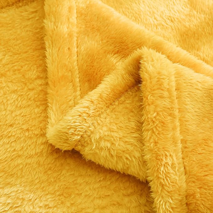 Exclusivo Mezcla Plush Fuzzy Fleece Throw Blanket, Super Soft, Fluffy and Warm - Image 7