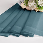 OWENIE Sheer Curtains, 63 inch Length Set of 2, Rod Pocket Light Weight Voile - Image 6
