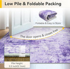 Washable Area Rugs 2'x6' Non-Slip Modern Abstract Soft - Image 8