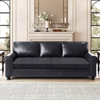 Leather Look Couch Cushion Covers Sofa Seat Slipcovers Sets Couches Furniture - Image 2