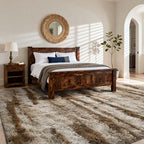 4x6 Ft Shag Area Rug for Bedroom Living Room, Tie-Dyed Ultra Soft Fluffy Furry - Image 3