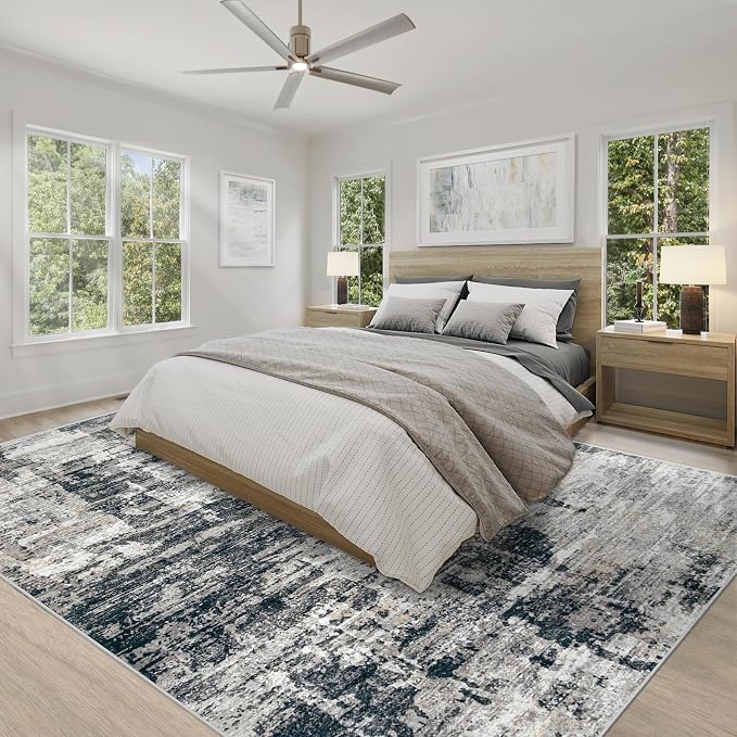 XLUEZ 8x10 Area Rugs for Living Room, Washable Modern Abstract Large Area Rug - Image 5