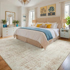 9x12 Area Rugs for Living Room Washable Rug: Anti-Skid Abstract Modern Living - Image 2
