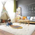 Pionblank Large Rug for Living Room 6x9 Feet, Modern Soft Shag Area Rug - Image 4