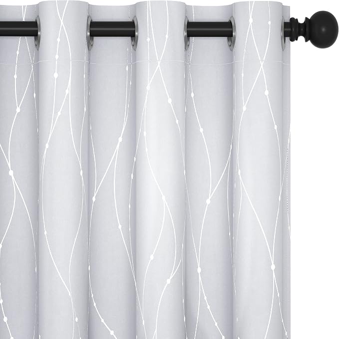 Deconovo Living Room Curtains, Room Darkening Drapes, Thermal Insulated by Deconovo