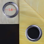 Ombre Gray and Yellow Blackout Curtains 54 Inch Length 2 panels, Full Room - Image 7