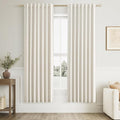 Guken Cream 100% Blackout Curtains 70 Inch Length 2 Panels Set by Guken