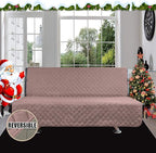 Easy-Going Futon Sofa Slipcover Reversible Sofa Cover Armless Cover Furniture - Image 2