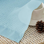 Aiyufeng 2 Pack: Basic Sky Blue Sheer Curtain Drapes 90 Inch Length 2 Panels - Image 3