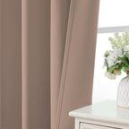 CUCRAF Khaki Blackout Curtains Customize, Rod Pocket Room Darkening Curtain - Image 6