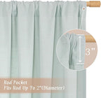 LAMIT Linen Sheer Curtains 84 inch - Image 3