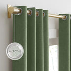 NICETOWN 100% Absolutely Blackout Linen Curtains - Image 4