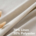 H.VERSAILTEX Elegant Natural Linen Blended Energy Efficient Light Filtering - Image 4