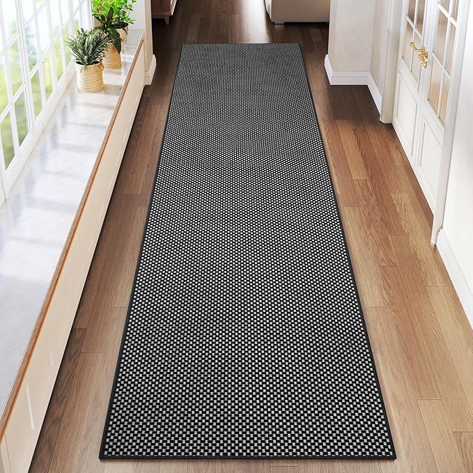 YDKGL 2x8 ft Runners for Hallways Extra Long Woven Washable Kitchen Runner Mat by YDKGL