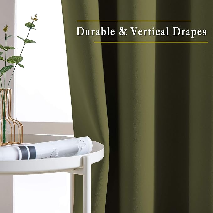 NICETOWN Bedroom Room Darkening Curtains and Drapes - Image 5