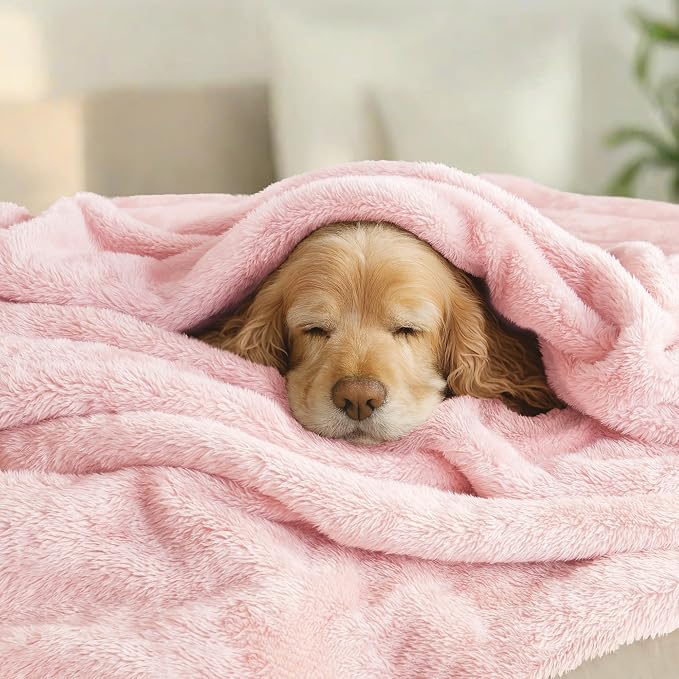 Exclusivo Mezcla Plush Fuzzy Fleece Bed Blanket King Size, Super Soft, Fluffy - Image 3