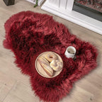 Ashler faux fur rug, Fluffy Shaggy Area Rug Ultra Soft 2 x 3 Feet Sheepskin Fur by AshlerHomeDeco