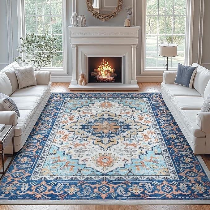 Lofus 8x10 Area Rugs for Living Room, Washable Area Rug, Rugs for Bedroom - Image 3