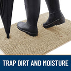 OLANLY Dog Door Mat for Muddy Paws 47x20, Absorbs Moisture and Dirt, Absorbent - Image 2