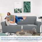 ZNSAYOTX 1 Piece Jacquard Chair Slipcovers - Image 7