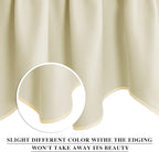 NICETOWN Blackout Valance Curtains, Farmhouse Short Kitchen Curtain Valances - Image 2