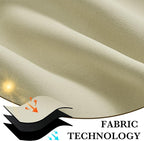 RYB HOME Bedroom Blackout Curtains 80 inches Long, 100% Blackout Thermal - Image 7
