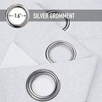 100% Blackout Shield Linen Blackout Curtains - Image 5