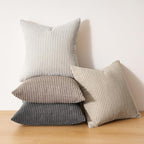 Topfinel 4 Packs Natural Decorative Throw Pillows Covers 24x24 Inch - Image 3