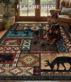 Rustic Cabin Runner Rug 2x8 Indoor Door Mat - Image 7