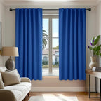 Deconovo Blackout Curtains for Kitchen Window Back Tab and Rod Pocket Curtains by Deconovo