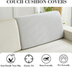 Sofa Covers Couch Covers for Sofa Pet Friendly Couch Cushion Covers Universal - Image 3
