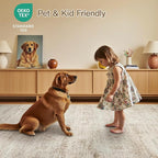 Lofus 9x12 Area Rug for Living Room, Soft Neutral Carpets for Bedroom Dining - Image 6
