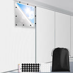 FADOTY Cuttable Blackout Shades Fabric Sheet, Portable 100% Black Out Window by FADOTY