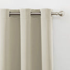 LEMOMO Light Beige Thermal Blackout Curtains/42 x 95 Inch/Set of 2 Panels Room - Image 7