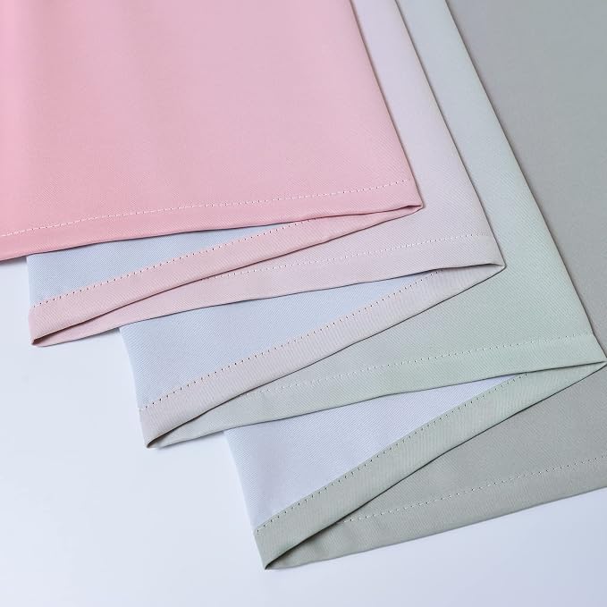 Yakamok Ombre Pink and Grey Curtains - Image 6