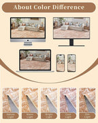Madane 8x10 Area Rugs for Living Room, Machine Washable Vintage Rug - Image 9