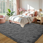 LOCHAS Ultra Soft Indoor Modern Area Rugs 6x9, Fluffy Living Room Carpets - Image 2