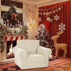 KEKUOU Stretch Single Sofa Slipcover 1 Piece Couch Sofa Cover Furniture - Image 2