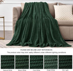 BEDELITE Fleece Blanket Twin Size – 3D Ribbed Jacquard Soft and Warm Decorative - Image 6