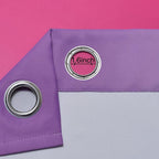 Yakamok Pink and Purple Blackout Curtains, Ombre Full Room Darkening Window - Image 5