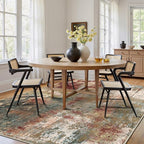 Washable Area Rugs 6'x8' Non-Slip Modern Abstract Soft - Image 3