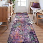 Washable Area Rugs 2'x6' Non-Slip Modern Abstract Soft - Image 4