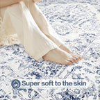 9x12 Area Rugs for Living Room: Washable Rug Vintage Large Rugs Soft Non Slip - Image 8
