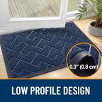 OLANLY Front Door Mat Indoor Outdoor Entrance, Waterproof All-Season, - Image 4