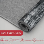 KOZYFLY Modern Abstract Small Area Rugs, 2x3 Washable Kitchen Rug Non-Slip Soft - Image 6
