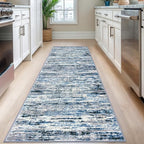 Lansny Modern Abstract Runner Rug 2.6x8 - Image 2